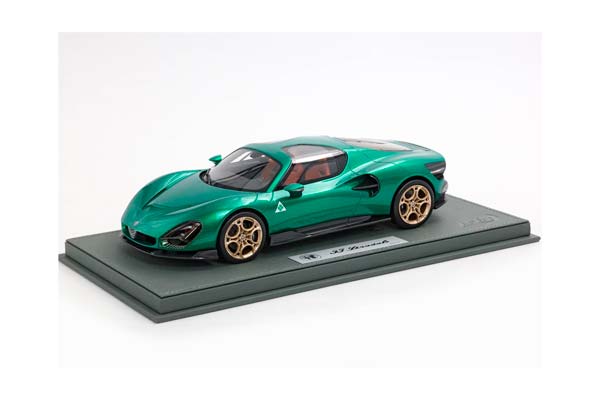 ALFA ROMEO 33 STRADALE VERDE MONTREAL / АЛЬФА РОМЕО 33 СТРАДАЛЕ МОНТРЕАЛ 1:18 ЗЕЛЕНЫЙ
