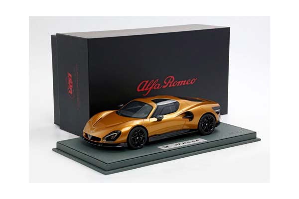 ALFA ROMEO 33 STRADALE OCRA - BLACK INTERIOR / АЛЬФА РОМЕО 33 СТРАДАЛЕ ОКРА 1:18 ЧЕРНЫЙ — фото 10