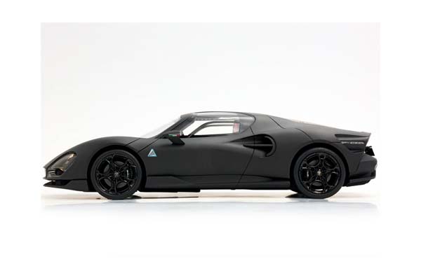 ALFA ROMEO 33 STRADALE FULL MATT CARBON AND RED COFFRAIN / АЛЬФА РОМЕО 33 СТРАДАЛЕ ФУЛЛ МАТТ КАРБОН КОФФРАИН 1:18 КРАСНЫЙ — фото 4