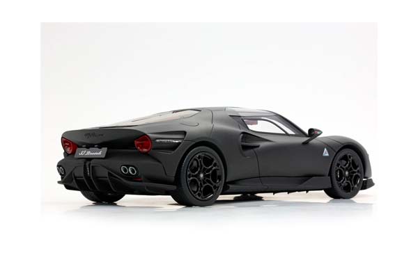 ALFA ROMEO 33 STRADALE FULL MATT CARBON AND RED COFFRAIN / АЛЬФА РОМЕО 33 СТРАДАЛЕ ФУЛЛ МАТТ КАРБОН КОФФРАИН 1:18 КРАСНЫЙ — фото 6