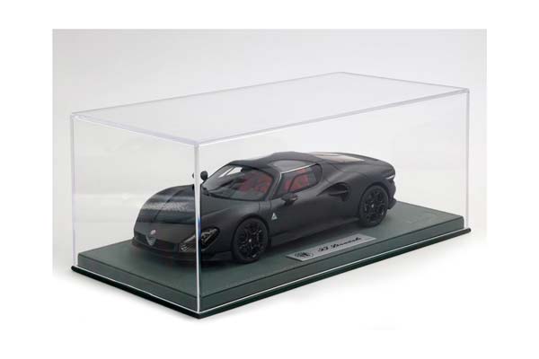 ALFA ROMEO 33 STRADALE FULL MATT CARBON AND RED COFFRAIN / АЛЬФА РОМЕО 33 СТРАДАЛЕ ФУЛЛ МАТТ КАРБОН КОФФРАИН 1:18 КРАСНЫЙ — фото 10