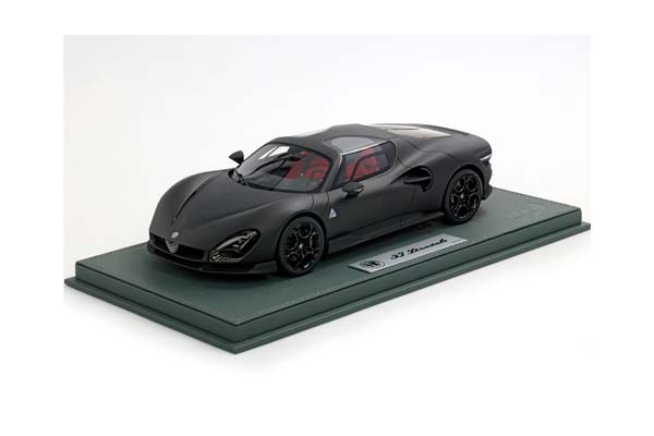 ALFA ROMEO 33 STRADALE FULL MATT CARBON AND RED COFFRAIN / АЛЬФА РОМЕО 33 СТРАДАЛЕ ФУЛЛ МАТТ КАРБОН КОФФРАИН 1:18 КРАСНЫЙ — фото 2