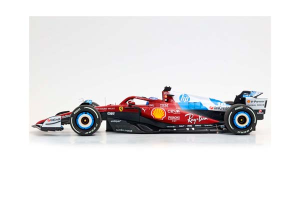 FERRARI SF25 F1 MIAMI GP SPECIAL LIVERY - LUXURY PACK CHARLES LECLERC / ФЕРРАРИ СФ25 Ф1 МИАМИ ГРАН-ПРИ СПЕКИАЛ ЛИВЕРИ 1:18 — фото 3