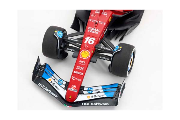 FERRARI SF25 F1 MIAMI GP SPECIAL LIVERY - LUXURY PACK CHARLES LECLERC / ФЕРРАРИ СФ25 Ф1 МИАМИ ГРАН-ПРИ СПЕКИАЛ ЛИВЕРИ 1:18 — фото 7
