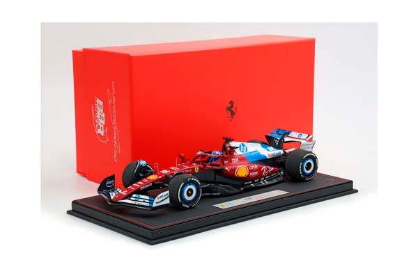 FERRARI SF25 F1 MIAMI GP SPECIAL LIVERY - LUXURY PACK CHARLES LECLERC / ФЕРРАРИ СФ25 Ф1 МИАМИ ГРАН-ПРИ СПЕКИАЛ ЛИВЕРИ 1:18 — фото 10