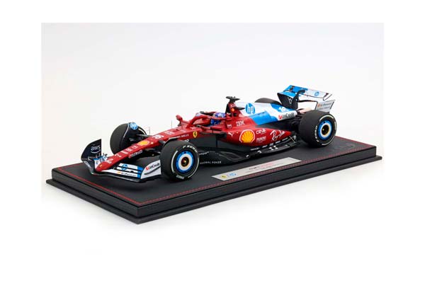 FERRARI SF25 F1 MIAMI GP SPECIAL LIVERY - LUXURY PACK CHARLES LECLERC / ФЕРРАРИ СФ25 Ф1 МИАМИ ГРАН-ПРИ СПЕКИАЛ ЛИВЕРИ 1:18