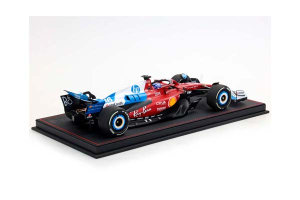 FERRARI SF25 F1 MIAMI GP SPECIAL LIVERY - LUXURY PACK CHARLES LECLERC / ФЕРРАРИ СФ25 Ф1 МИАМИ ГРАН-ПРИ СПЕКИАЛ ЛИВЕРИ 1:18 — фото 2