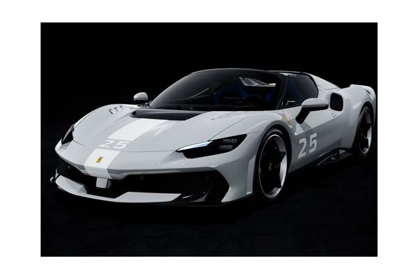 FERRARI 296 SPECIALE A SHARK GREY WITH LIVERY / ФЕРРАРИ 296 СПЕКИАЛЕ А СХАРК ЛИВЕРИ 1:18 СЕРЫЙ