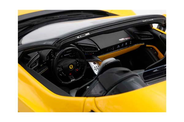 FERRARI 849 TESTAROSSA SPIDER GIALLO MODENA PRESS VERSION / ФЕРРАРИ 849 ТЕСТАРОССА СПАЙДЕР ПРЕСС ВЕРСИОН 1:18 ЖЕЛТЫЙ — фото 5