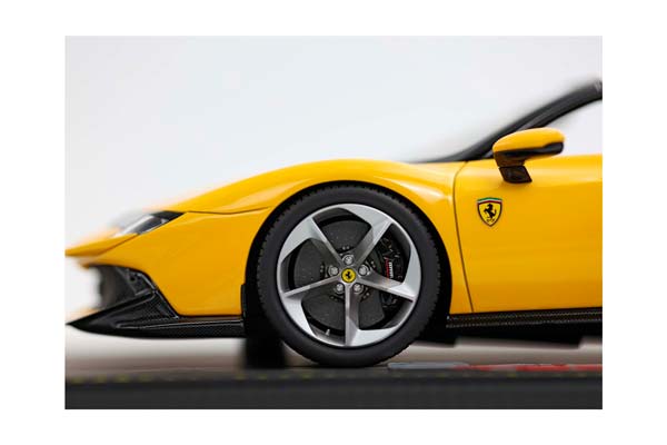 FERRARI 849 TESTAROSSA SPIDER GIALLO MODENA PRESS VERSION / ФЕРРАРИ 849 ТЕСТАРОССА СПАЙДЕР ПРЕСС ВЕРСИОН 1:18 ЖЕЛТЫЙ — фото 7