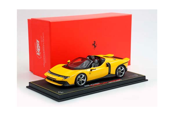 FERRARI 849 TESTAROSSA SPIDER GIALLO MODENA PRESS VERSION / ФЕРРАРИ 849 ТЕСТАРОССА СПАЙДЕР ПРЕСС ВЕРСИОН 1:18 ЖЕЛТЫЙ — фото 9