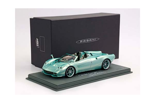 PAGANI HUAYRA CODALUNGA SPEEDSTER VERDE SPEEDSTER / ПАГАНИ ХУАЙРА КОДАЛУНГА СПЕЕДСТЕР СПЕЕДСТЕР 1:18 ЗЕЛЕНЫЙ — фото 10
