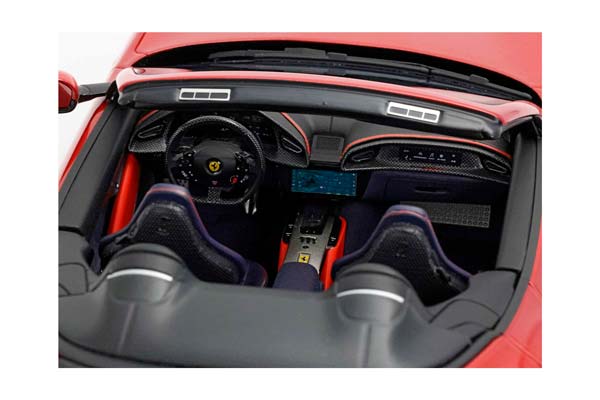 FERRARI AMALFI SPIDER ROSSO TRAMONTO / ФЕРРАРИ АМАЛФИ СПАЙДЕР ТРАМОНТО 1:18 КРАСНЫЙ — фото 7
