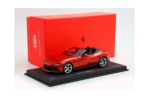 FERRARI AMALFI SPIDER ROSSO TRAMONTO / ФЕРРАРИ АМАЛФИ СПАЙДЕР ТРАМОНТО 1:18 КРАСНЫЙ — фото 10
