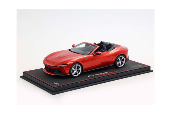 FERRARI AMALFI SPIDER ROSSO TRAMONTO / ФЕРРАРИ АМАЛФИ СПАЙДЕР ТРАМОНТО 1:18 КРАСНЫЙ