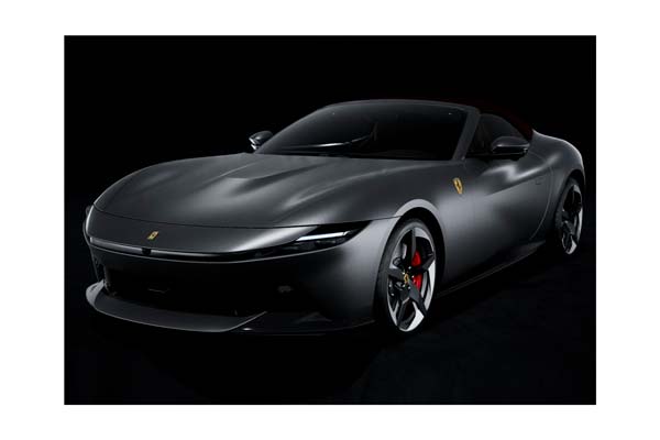 FERRARI AMALFI SPIDER GRIGIO SILVERSTONE MATT / ФЕРРАРИ АМАЛФИ СПАЙДЕР СИЛВЕРСТОНЕ МАТТ 1:18 СЕРЫЙ — фото 1