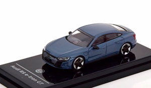 AUDI RS E-TRON GT 2021 GREY-BLUE (ДЛИНА МОДЕЛИ 6-10 СМ)