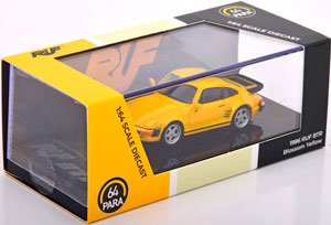 PORSCHE RUF BTR FLATNOSE 1986 YELLOW (ДЛИНА МОДЕЛИ 6-10 СМ) — фото 3