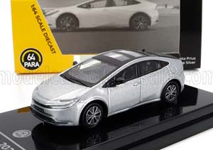 TOYOTA PRIUS LHD 2023, SILVER (ДЛИНА МОДЕЛИ 6-10 СМ)