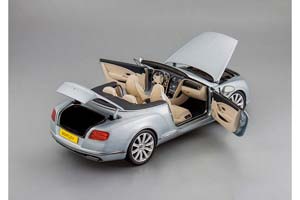 BENTLEY CONTINENTAL GT CONVERTIBLE 2016 СЕРЕБРИСТЫЙ — фото 4