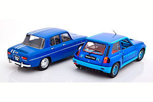 RENAULT R5 TURBO UND R8 GORDINI 1100 SET WITH 2 MODELCARS BLUE LIGHTBLUE AND BLUE WHITE — фото 2