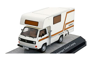 VW VOLKSWAGEN T3A PRITSCHE TISCHER-CAMPING WHITE/BROWN — фото 1