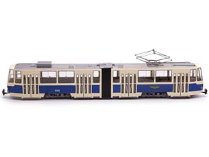 TATRA KT4 BVB VERKEHRSBETRIEBE БЕРЛИНСКИЙ ТРАМВАЙ КРЕМОВЫЙ С СИНИМ — фото 5