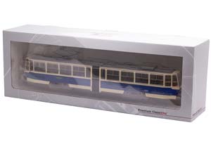 TATRA KT4 BVB VERKEHRSBETRIEBE БЕРЛИНСКИЙ ТРАМВАЙ КРЕМОВЫЙ С СИНИМ — фото 10