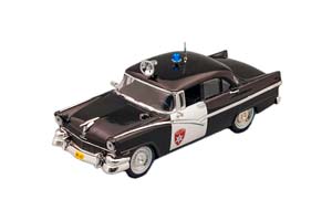 FORD FAIRLANE ПОЛИЦИЯ ДЕТРОЙТА (1956), ПОЛИЦЕЙСКИЕ МАШИНЫ МИРА 1, BLACK / WHITE