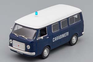 FIAT 238 MINIVAN CARABINIERI, ПОЛИЦЕЙСКИЕ МАШИНЫ МИРА 2, СИНИЙ