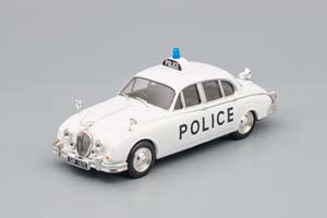 JAGUAR MK II 1959 ПОЛИЦИЯ ВЕЛИКОБРИТАНИИ, ПОЛИЦЕЙСКИЕ МАШИНЫ МИРА 3, БЕЛЫЙ