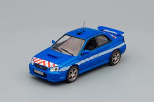 SUBARU IMPREZA ПОЛИЦИЯ ФРАНЦИИ, ПОЛИЦЕЙСКИЕ МАШИНЫ МИРА 4, BLUE