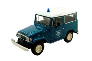 TOYOTA LAND CRUISER FJ40, ПОЛИЦЕЙСКИЕ МАШИНЫ МИРА 18, ГОЛУБОЙ