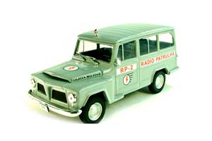 WILLYS RURAL WAGON ПОЛИЦИЯ БРАЗИЛИИ, ПОЛИЦЕЙСКИЕ МАШИНЫ МИРА 60, GREY