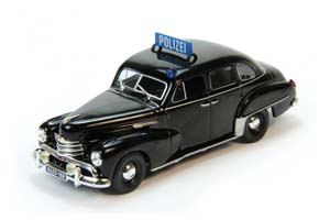 OPEL KAPITAN ПОЛИЦИЯ ФРГ (1951), ПОЛИЦЕЙСКИЕ МАШИНЫ МИРА #68, ЧЕРНЫЙ