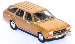 OPEL REKORD D CARAVAN 1972 ЗОЛОТИСТЫЙ (ДЛИНА МОДЕЛИ 3-5 СМ)