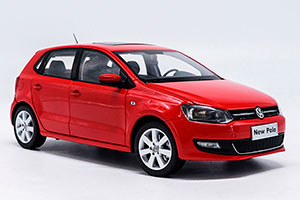 VW VOLKSWAGEN POLO 2013 RED 