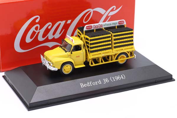 BEDFORD J6 COCA-COLA DELIVERY TRUCK YEAR 1964 YELLOW / БЕДФОРД J6 КОКА-КОЛА ДЕЛИВЕРЙ ГРУЗОВИК ЖЕЛТЫЙ — фото 3