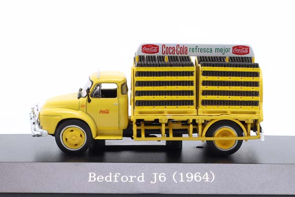 BEDFORD J6 COCA-COLA DELIVERY TRUCK YEAR 1964 YELLOW / БЕДФОРД J6 КОКА-КОЛА ДЕЛИВЕРЙ ГРУЗОВИК ЖЕЛТЫЙ — фото 4