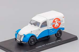 CITROEN 2CV VAN FOURGONETTE MERE PICON 1958 - WITHOUT CARD BOX - SENZA SCATOLA, WHITE / BLUE (БЕЗ УПАКОВКИ)
