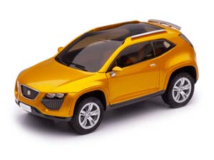 SEAT TRIBU ОРАНЖЕВЫЙ, КОНЦЕПТ-КАР ФРАНКФУРТ 2007