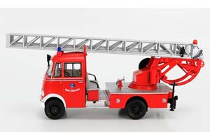 MERCEDES L319 FIRE DEPARTMENT WALSRODE WITH TURNTABLE LADDER RED — фото 3