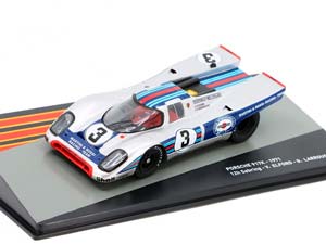 PORSCHE 917K 4.9L TEAM MARTINI RACING №3 WINNER 12H SEBRING 1971 V.ELFORD - G.LARROUSSE, SILVER BLUE