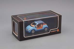 FIAT 500 TENDER TWO CASTAGNA MILANO 2008 LIGHT BLUE/BLUE — фото 3