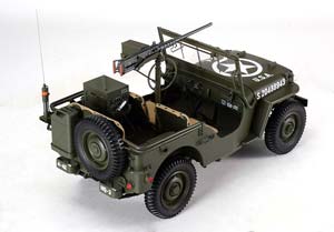 JEEP WILLY´S WITH TRAILER AND ANTI-TANK GUN M3 1943 OLIVE-GREEN — фото 2