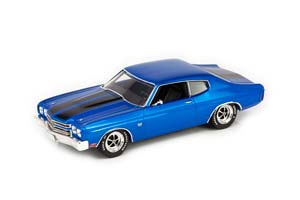 CHEVROLET CHEVELLE SS 1970 СИНИЙ С ЧЕРНЫМ