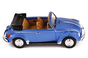 VW VOLKSWAGEN SUPER BEETLE CONVERTIBLE 1973 СИНИЙ МЕТАЛЛИК — фото 5