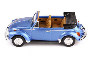 VW VOLKSWAGEN SUPER BEETLE CONVERTIBLE 1973 СИНИЙ МЕТАЛЛИК — фото 2