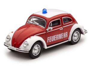 VW VOLKSWAGEN BEETLE 1300 ПОЖАРНЫЙ, КРАСНЫЙ С БЕЛЫМ
