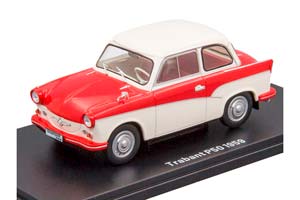 TRABANT P50 (1959), SAMOCHODY PRL 27, WHITE / RED